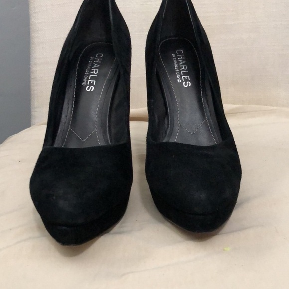 Charles by Charles David Leather Platform Heels Size 6 - Picture 3 of 9